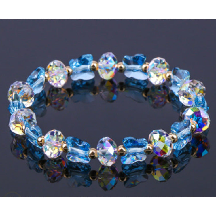 New Creative Diy Artificial Crystal Butterfly Bracelet