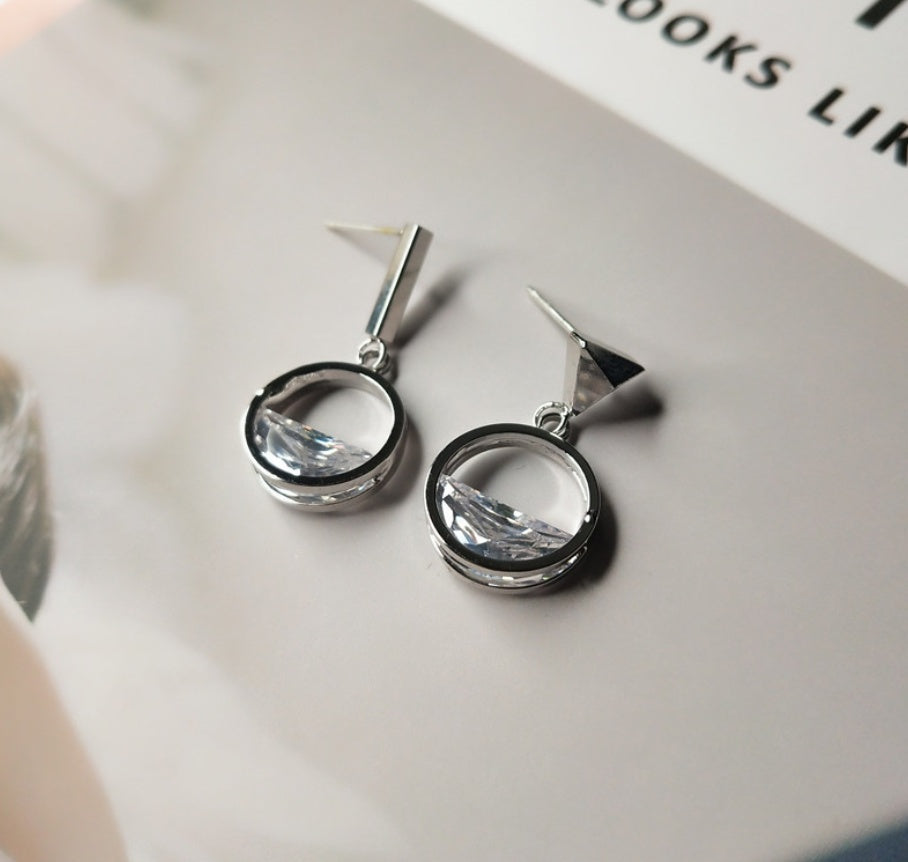 What artificial zircon earrings