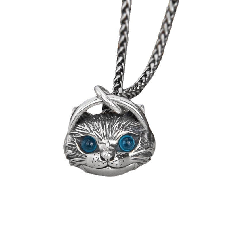 Cat Pendant Personalized Hip Hop Punk Hipster Necklace